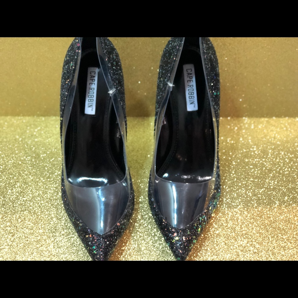 NWB Cape Robbin sparkly pumps - Picture 3 of 4